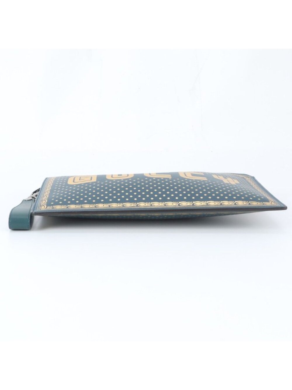 Gucci Sega Collaboration Guccy Print Leather Business Clutch - Picture 6 of 10